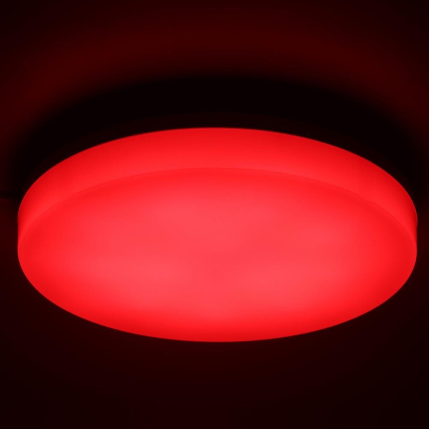 LED RGBW Plafón regulable para el baño LED/20W/230V Wi-Fi IP44 blanco