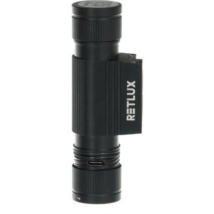 Linterna frontal LED recargable de aluminio LED/2600 mAh IP66