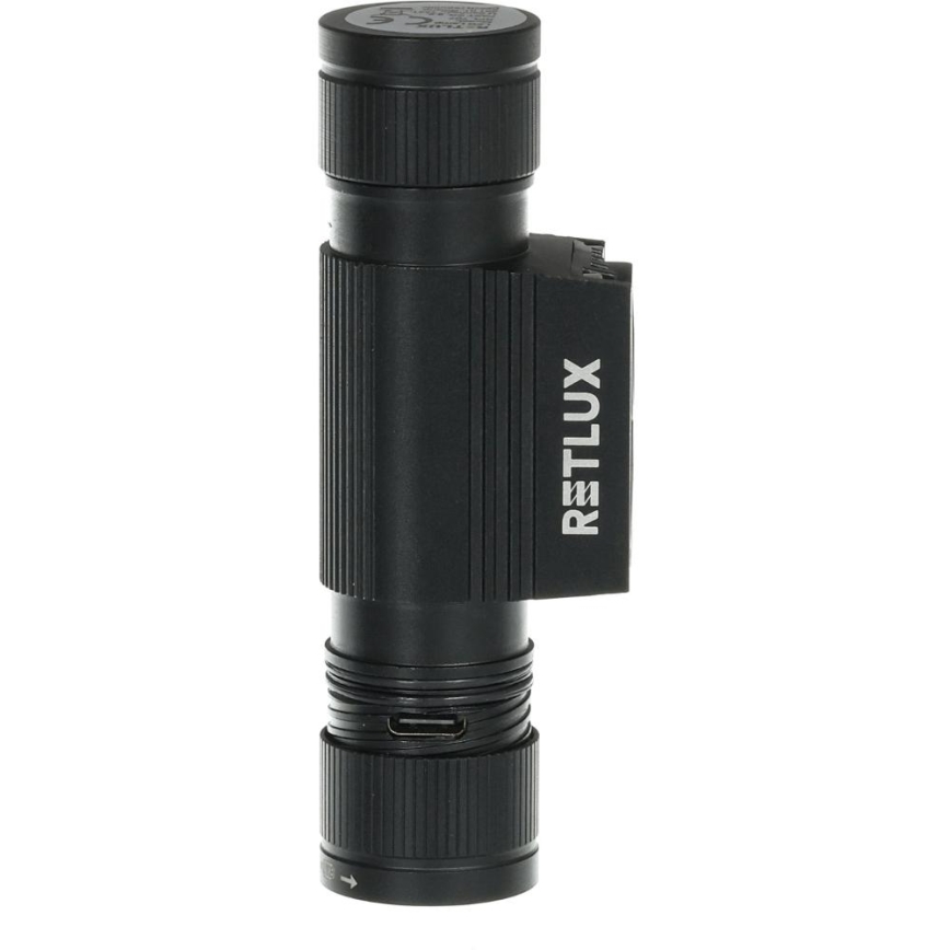 Linterna frontal LED recargable de aluminio LED/2600 mAh IP66