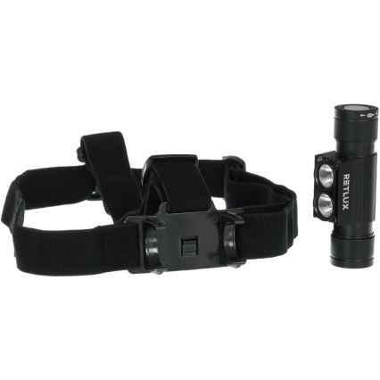 Linterna frontal LED recargable de aluminio LED/2600 mAh IP66