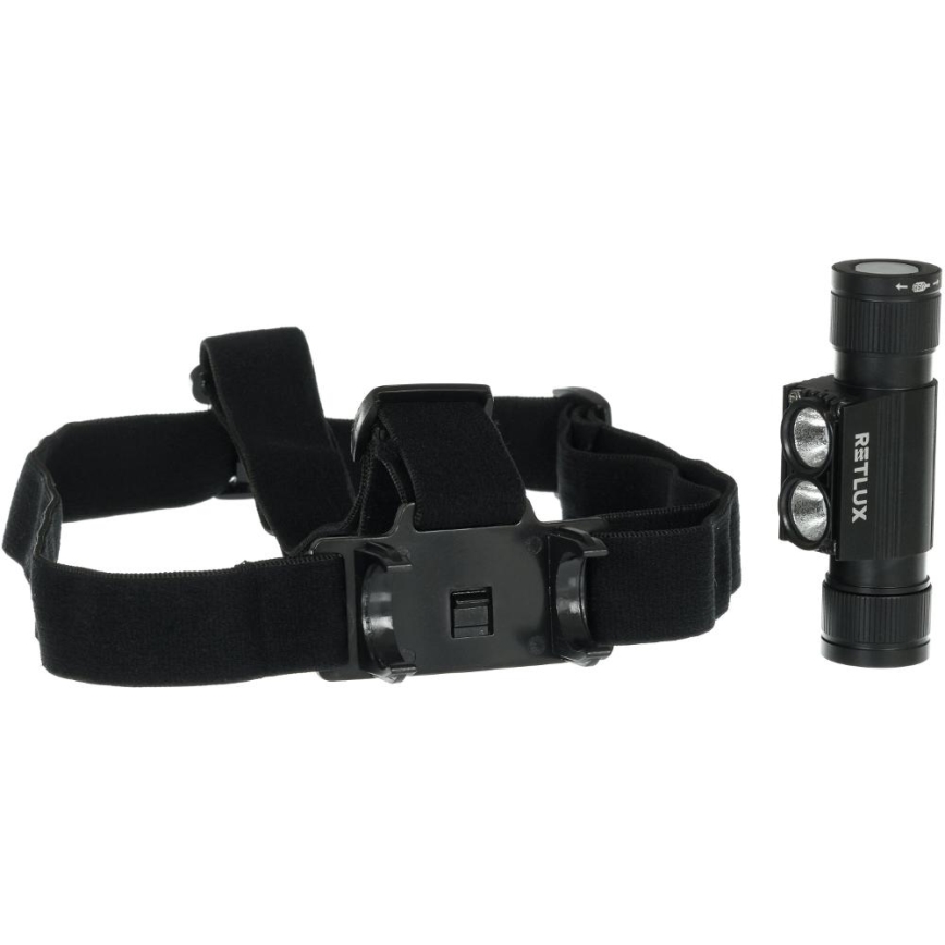 Linterna frontal LED recargable de aluminio LED/2600 mAh IP66