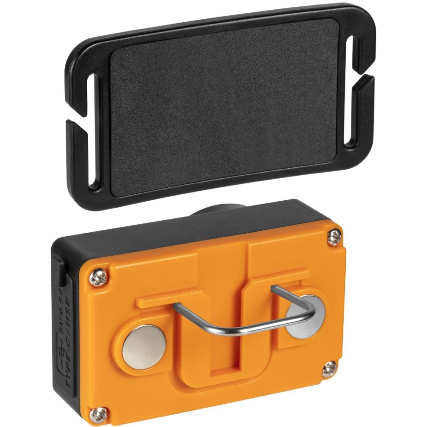 Linterna frontal LED recargable con sensor y función de banco de energía LED/1200 mAh IP44 negra