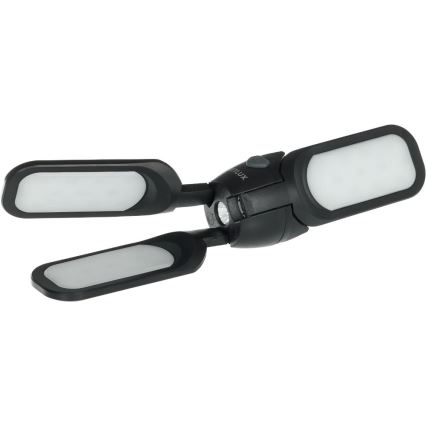 Linterna LED recargable para camping con panel solar 3W/1600 mAh IPX4