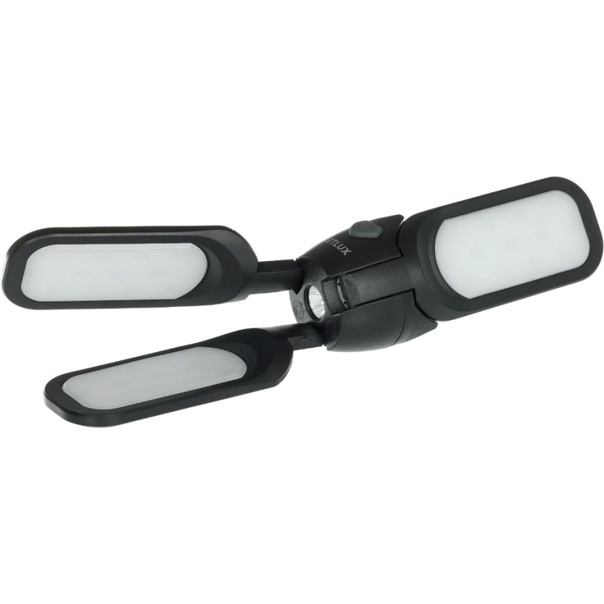 Linterna LED recargable para camping con panel solar 3W/1600 mAh IPX4