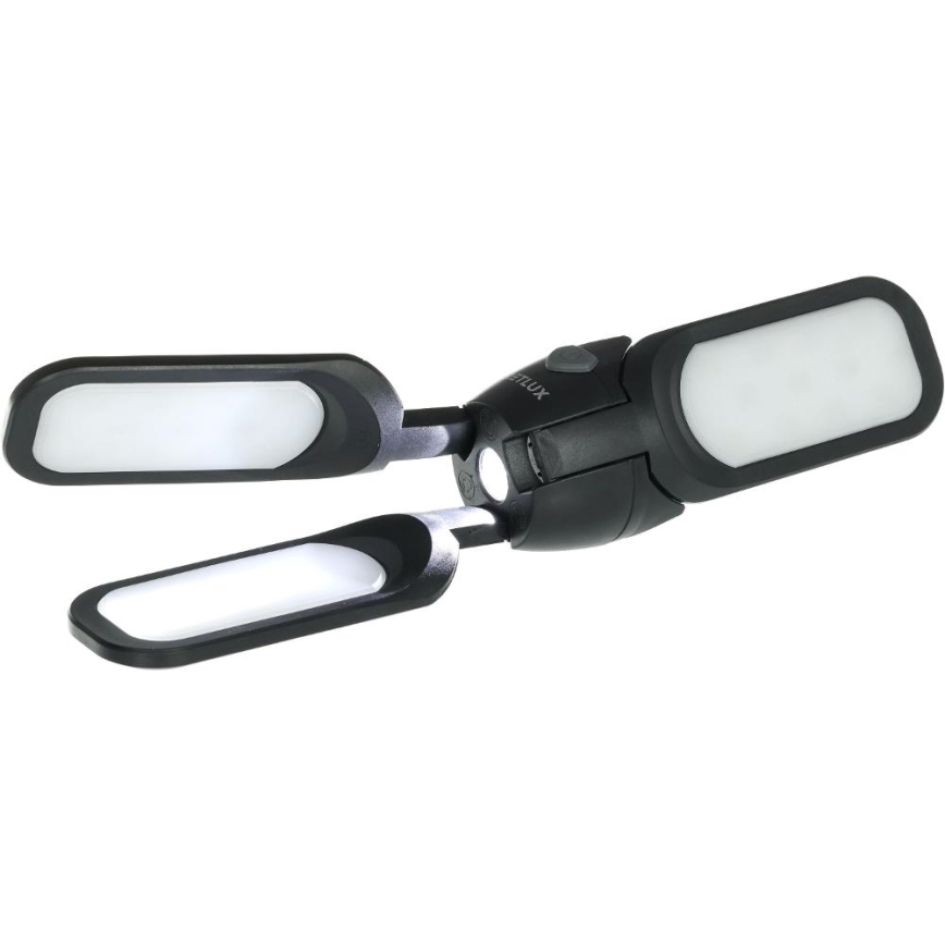 Linterna LED recargable para camping con panel solar 3W/1600 mAh IPX4