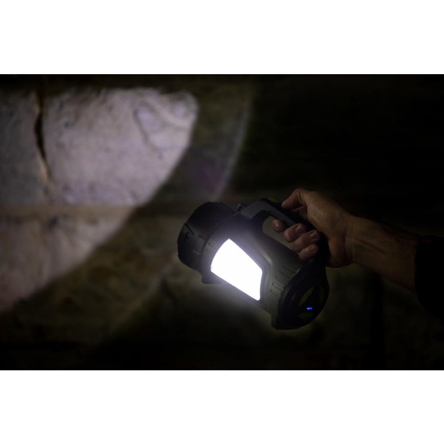 Retlux - Linterna recargable LED regulable para exteriores con un power bank LED/21W/4400 mAh IP44