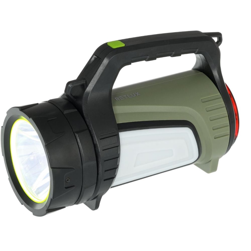 Retlux - Linterna recargable LED regulable para exteriores con un power bank LED/21W/4400 mAh IP44