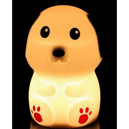 Luz nocturna LED regulable para niños LED/0,4W/1000 mAh perro