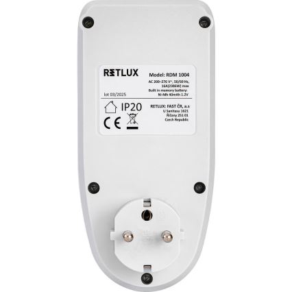 Medidor de consumo eléctrico 3680W/230V