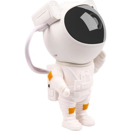Retlux - Proyector infantil LED 230 V astronauta, 23,3 cm + mando a distancia