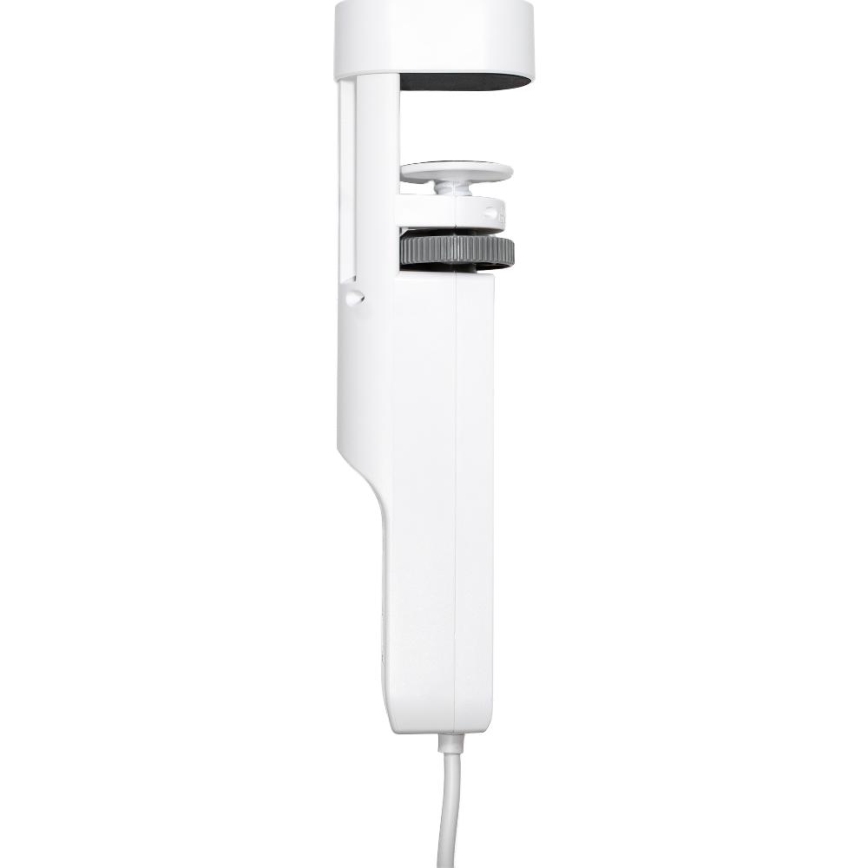 Regleta con sujeción para mesa 3 tomas Tipo E + 2xUSB-A + 1xUSB-C 1,5m blanca
