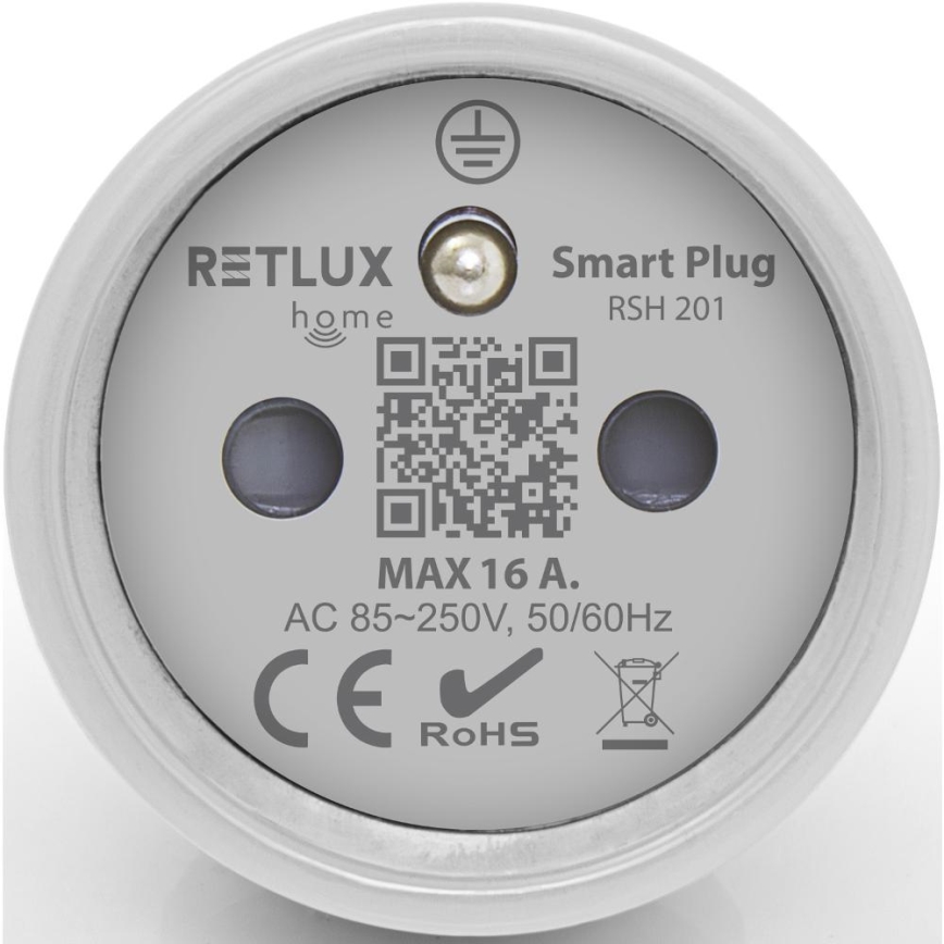 Toma inteligente 3680W/230V/Tipo E/16A Wi-Fi Tuya