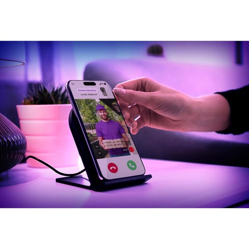 Vídeo timbre con sensor de movimiento 5MPx 1440p 5200 mAh Wi-Fi IP65 antracita
