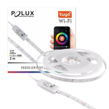 RGB LED Cinta regulable exterior Wi-fi LED/6,5W/IP65 2 m Tuya