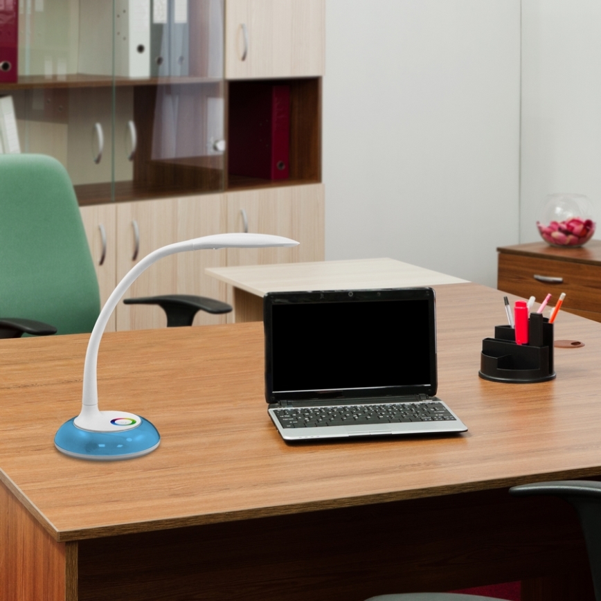RGB LED Lámpara de mesa COSMOS 6,5W/230V blanca