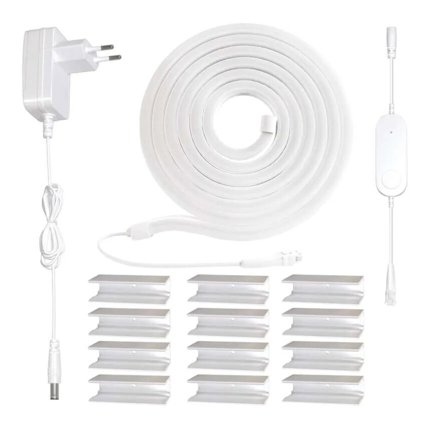 RGBIC Cinta LED regulable GoSmart LED/33W/230V 5 m Wi-Fi Tuya