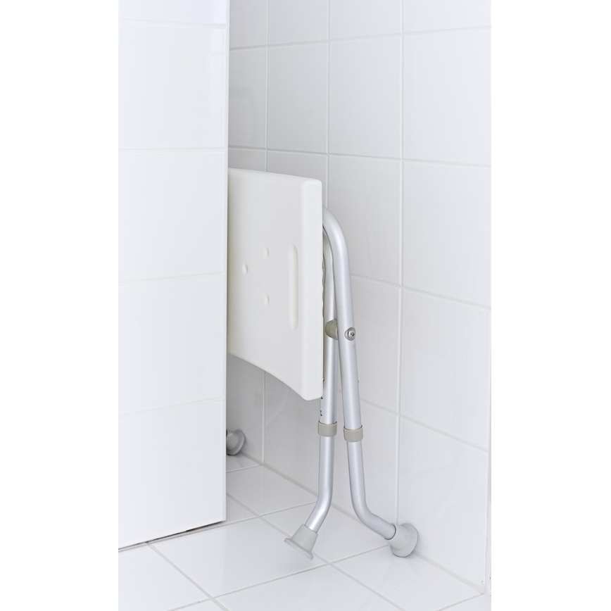 Ridder - Taburete plegable 50x51 cm blanco