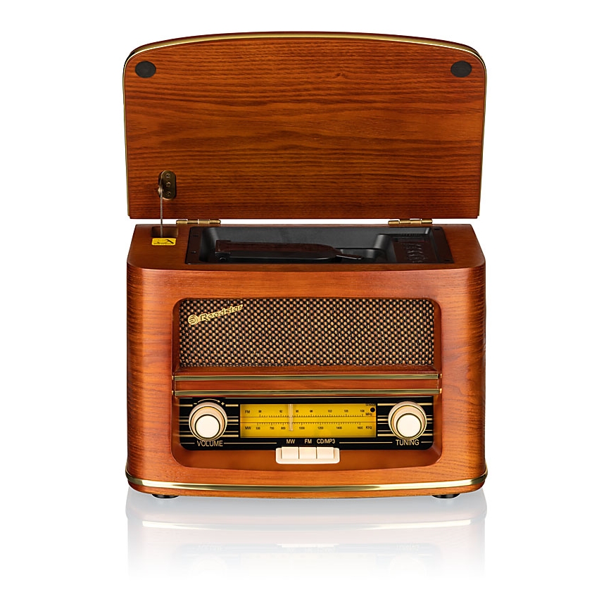 Roadstar HRA-1500UEMP - Radio con CD y USB, 32 W/230 V + mando a distancia