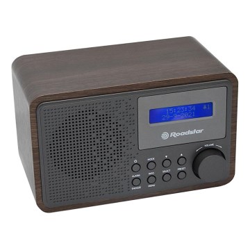 Roadstar HRA-700D+/WD - Radio con DAB+, FM y despertador 16W/230V/4xAA