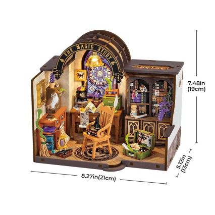 RoboTime - Casa en miniatura Estudio del Mago 2xAAA