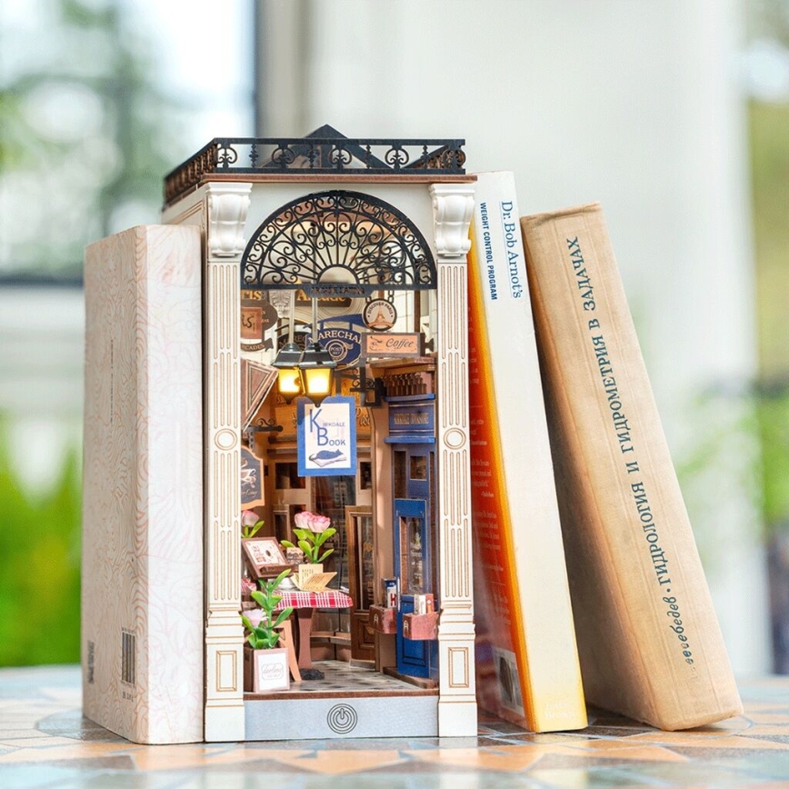RoboTime - Puzzle 3D LED Sujeta-libros Encuentro con libros en la galería 2xAAA