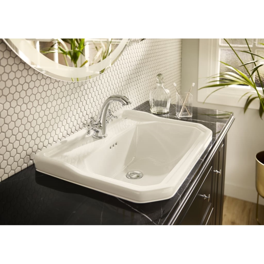Roca A3270A5000 - Lavabo empotrado CARMEN 60x45 cm cerámica/blanco