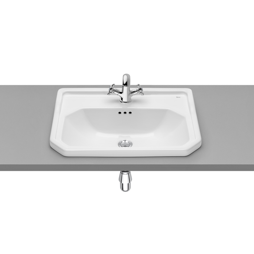 Roca A3270A5000 - Lavabo empotrado CARMEN 60x45 cm cerámica/blanco