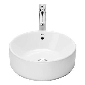 Roca A3270MJ000 - Lavabo sobre encimera GAP diá. 39 cm cerámica/blanco