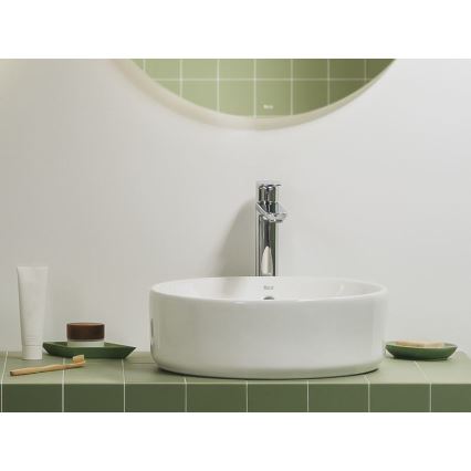 Roca A3270MJ000 - Lavabo sobre encimera GAP diá. 39 cm cerámica/blanco
