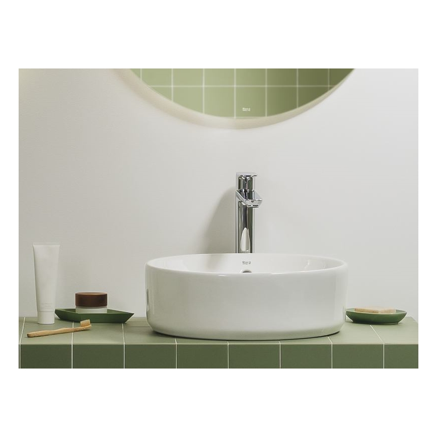Roca A3270MJ000 - Lavabo sobre encimera GAP diá. 39 cm cerámica/blanco