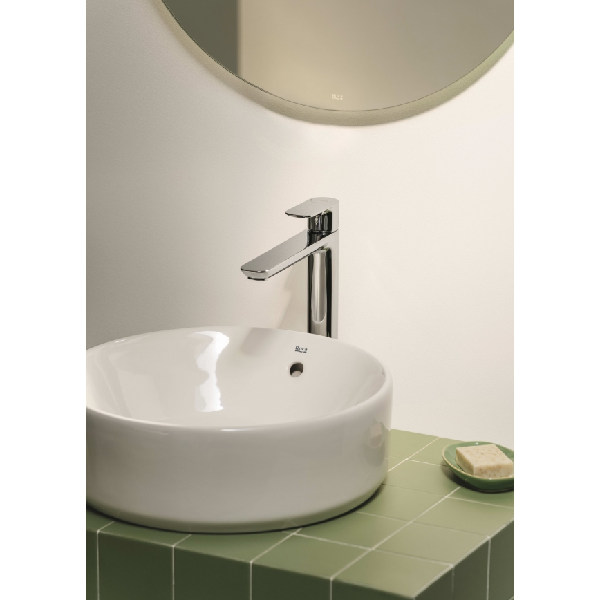 Roca A3270MJ000 - Lavabo sobre encimera GAP diá. 39 cm cerámica/blanco
