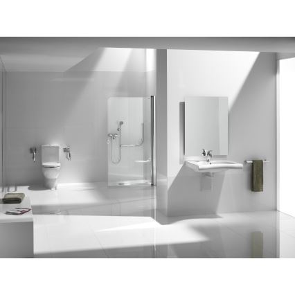 Roca A341242000 - Cisterna de descarga MERIDIAN, entrada inferior, cerámica blanca