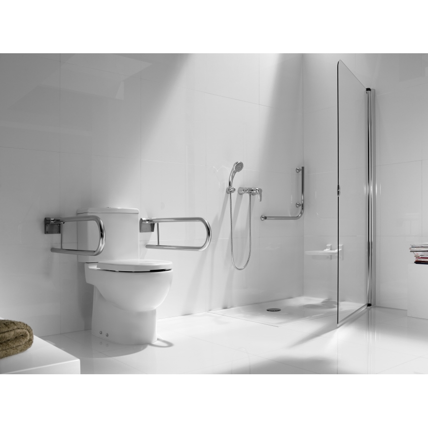 Roca A341242000 - Cisterna de descarga MERIDIAN, entrada inferior, cerámica blanca