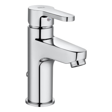 Roca A5A306AC0K - Grifo para lavabo + válvula de desagüe AROLA 16,3 cm cromado brillante