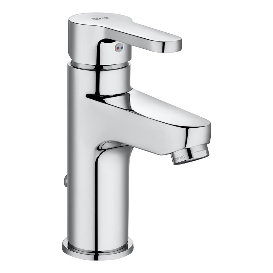 Roca A5A306AC0K - Grifo para lavabo + válvula de desagüe AROLA 16,3 cm cromado brillante