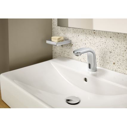 Roca A5A5509C00 - Grifo de lavabo sin contacto L20, 230 V, cromo brillante