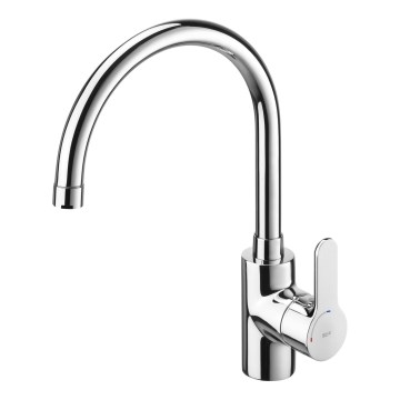 Roca A5A8409C00 - Grifo de fregadero L20 32,5 cm cromo brillante