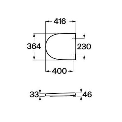 Roca A8012AC00B - Asiento para inodoro SoftClose MERIDIAN supralit/blanco