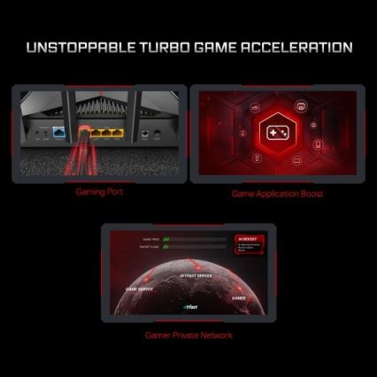 Router gaming Wi-Fi 7 de doble banda