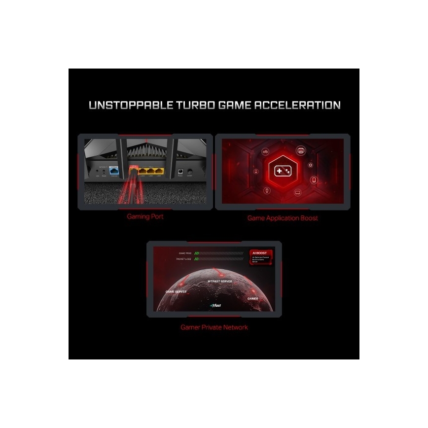 Router gaming Wi-Fi 7 de doble banda