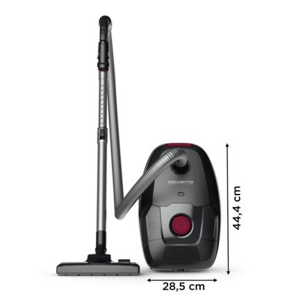 Rowenta - Aspiradora con bolsa GREEN FORCE MAX ECO TOTAL CLASSIC 900W/230V negra