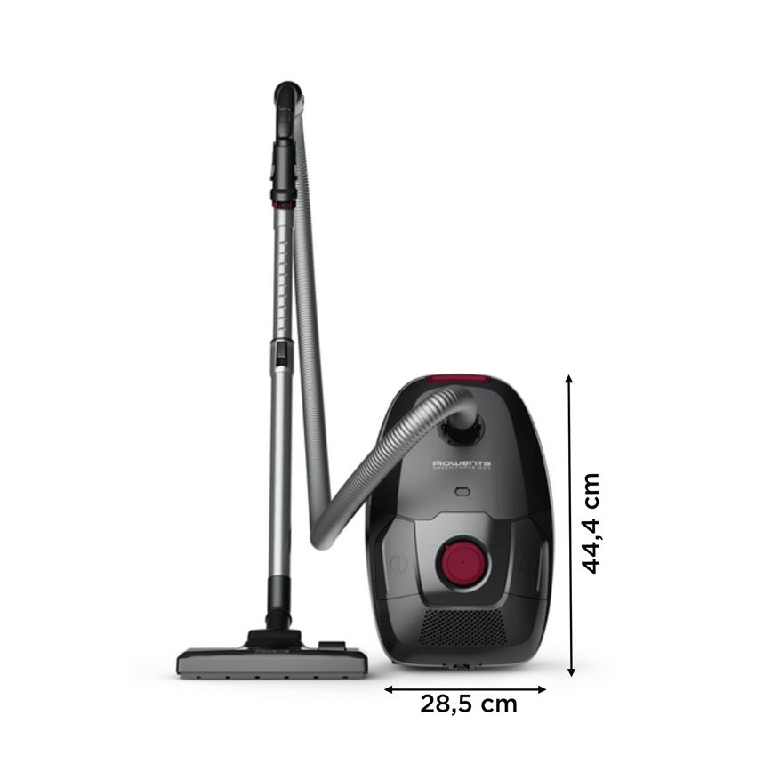 Rowenta - Aspiradora con bolsa GREEN FORCE MAX ECO TOTAL CLASSIC 900W/230V negra