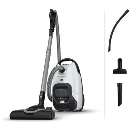 Rowenta - Aspiradora con bolsa SILENCE FORCE ALLERGY+ 4,5l 400W/230V negro/blanco