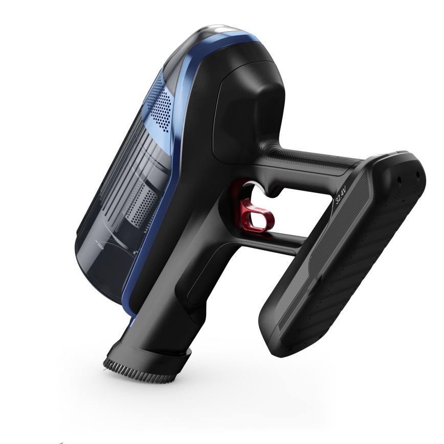 Rowenta - Aspiradora escoba con mopa X-FORCE FLEX ANIMAL AQUA AUTO 3 en 1 480W/32,4V 2500 mAh azul