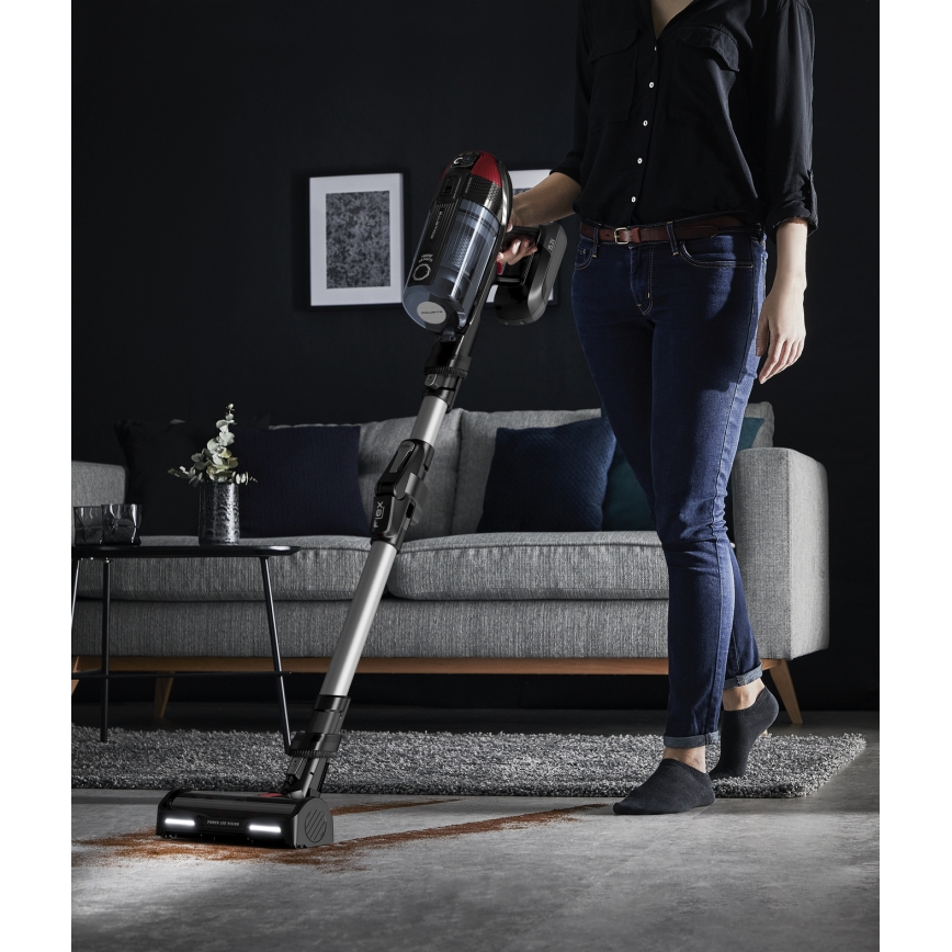 Rowenta - Aspiradora escoba X-FORCE FLEX ANIMAL CARE 320W/25,2V negra 2000 mAh