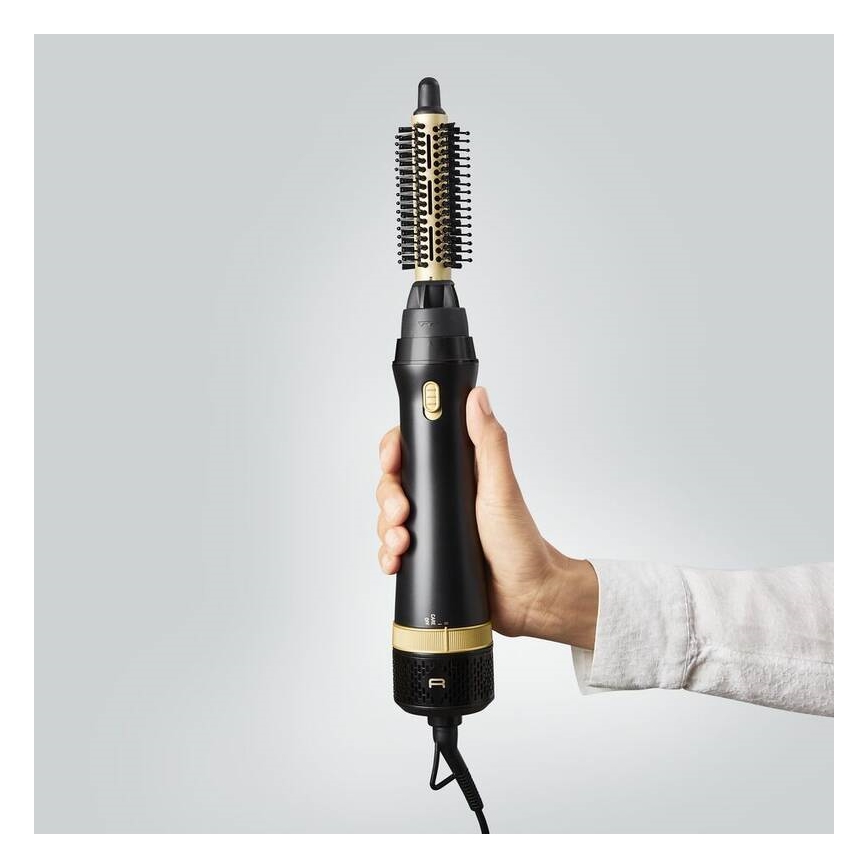 Rowenta - cepillo de aire caliente EXPRESS STYLE 800W/230V negro/dorado