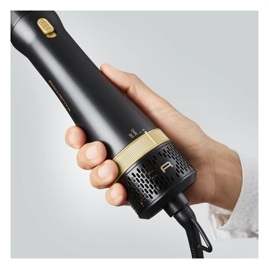 Rowenta - cepillo de aire caliente EXPRESS STYLE 800W/230V negro/dorado