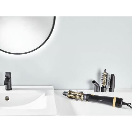 Rowenta - cepillo de aire caliente EXPRESS STYLE 800W/230V negro/dorado