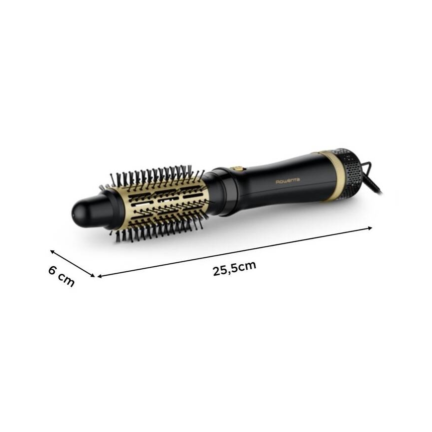 Rowenta - cepillo de aire caliente EXPRESS STYLE 800W/230V negro/dorado