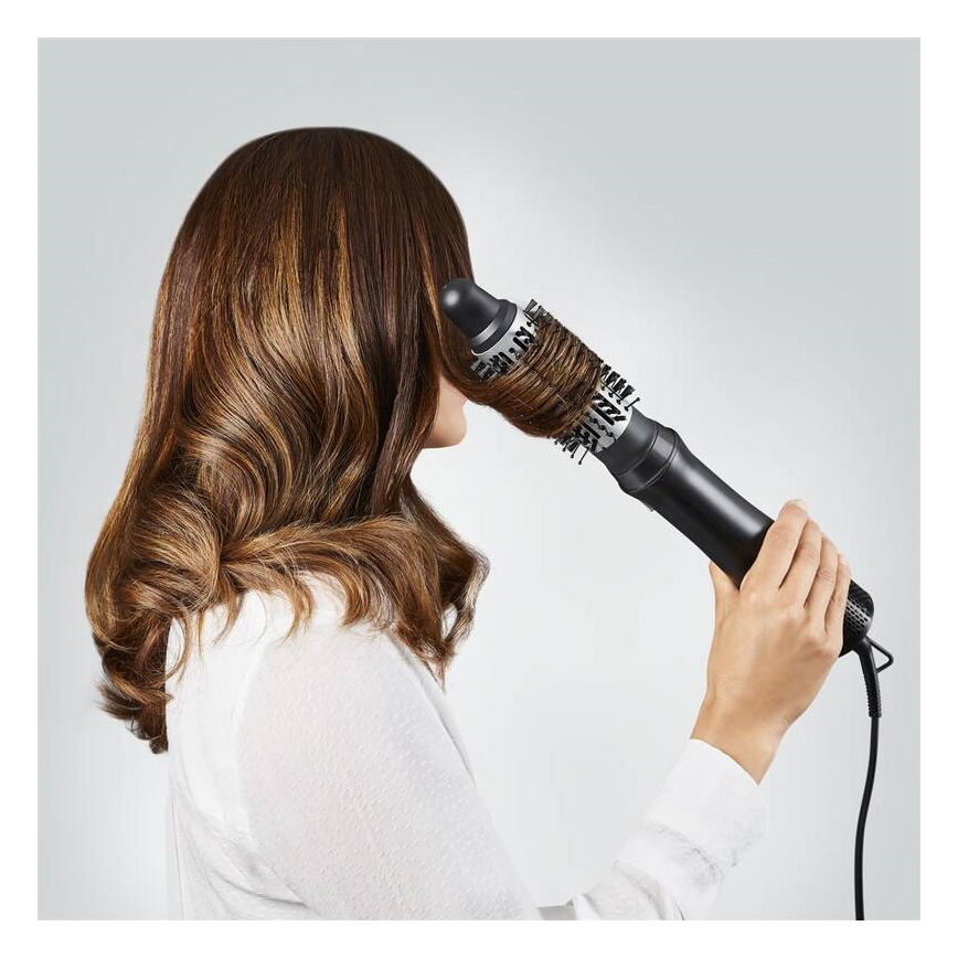 Rowenta - Cepillo de aire caliente EXPRESS STYLE 900W/230V negro/plateado